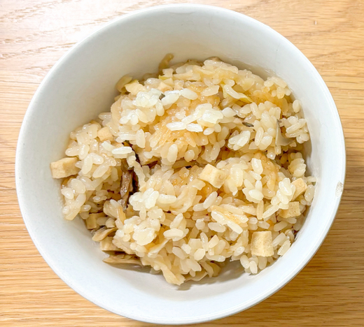 乾燥具材を使った炊き込みご飯
