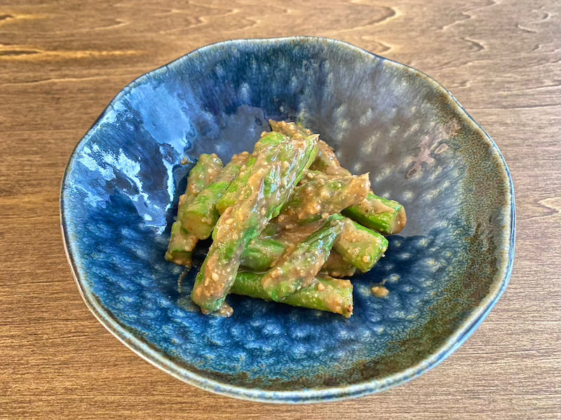 アスパラガスの胡麻和え