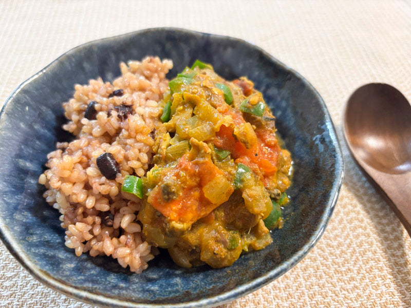 無添加調味料で作るサバカレー